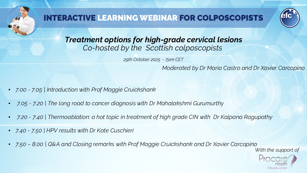 Programme slide 3rd EFC Webinar 2025